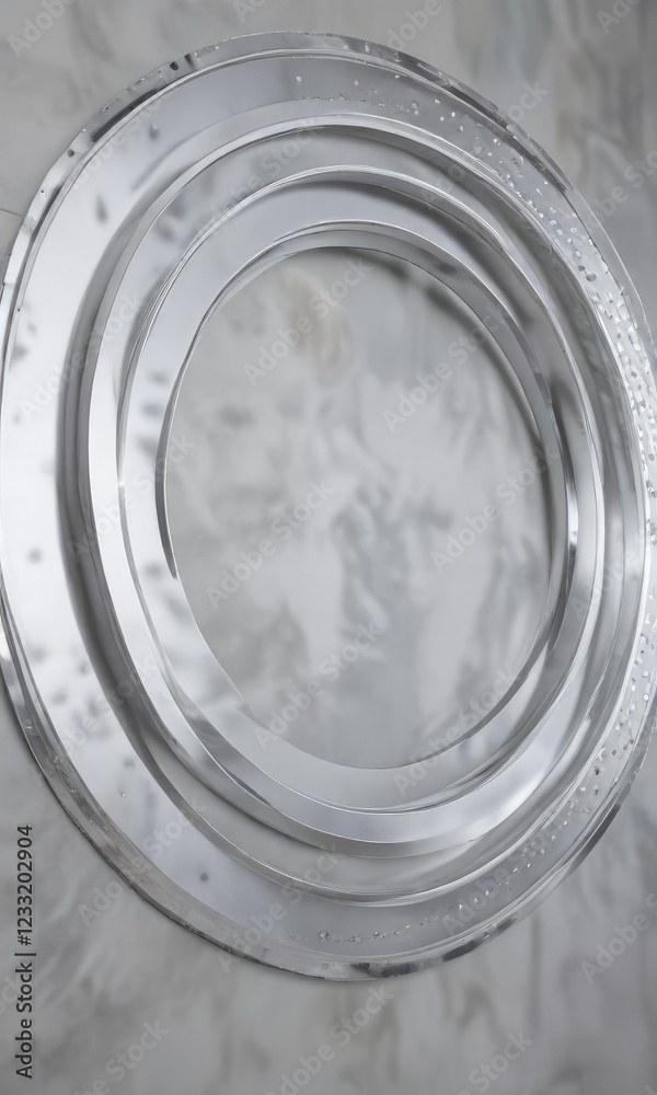 Contemporary silver circle pattern on a bright backdrop, modern, circles, elegant Contemporary silver circle pattern on a bright backdrop, modern, circles, elegant