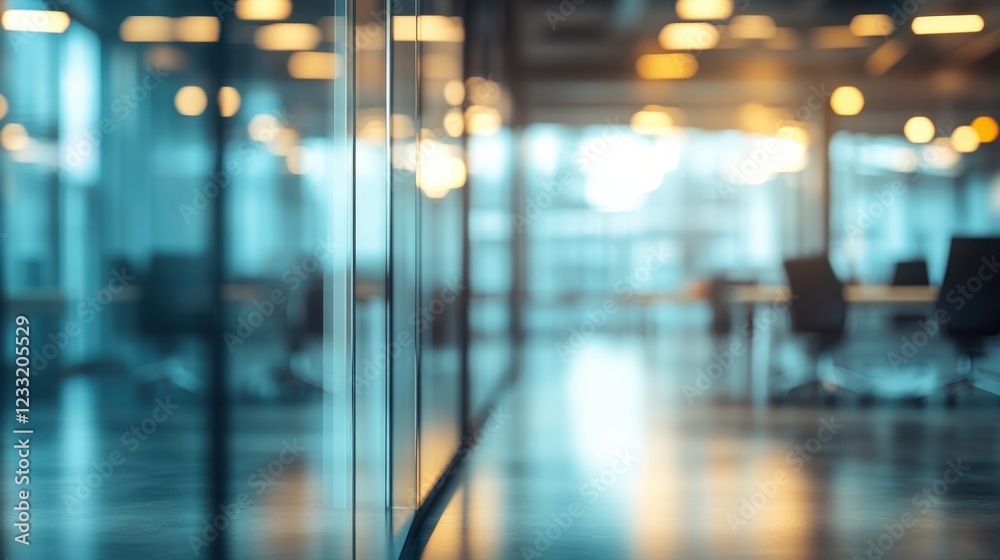 Blurred modern office interior, glass walls. Ideal for business, corporate, and modern workplace themes. Blurred modern office interior, glass walls. Ideal for business, corporate, and modern workplace themes.