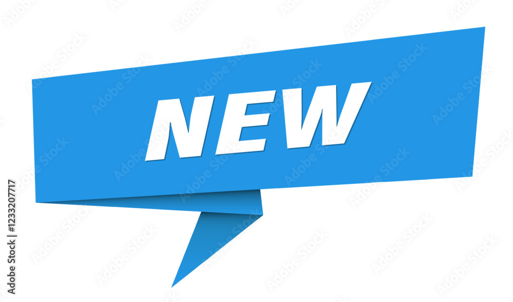 new banner. new speech bubble, label, sticker, sign template new banner. new speech bubble, label, sticker, sign template