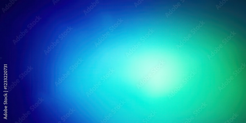 Fototapeta premium Blue and green background with a white spot