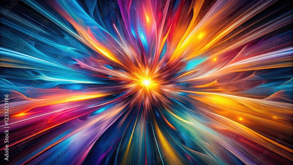 Captivating Abstract Burst in Low Light Photography - Vivid Colors and Dynamic Shapes for Stunning Artwork Captivating Abstract Burst in Low Light Photography - Vivid Colors and Dynamic Shapes for Stunning Artwork