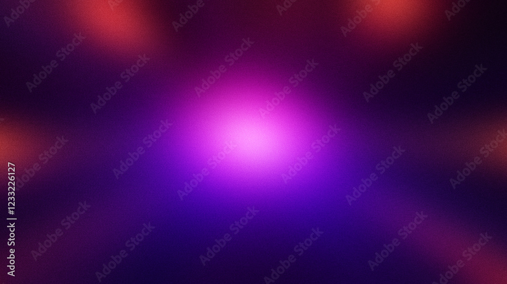 Obraz premium Grainy gradient background, dark blue orange red abstract color wave black backdrop, noisy texture