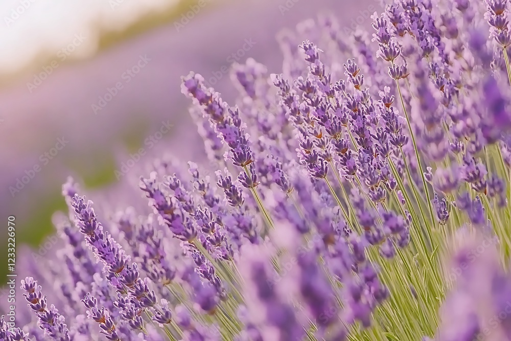 Obraz premium A Field of Exquisite Lavender Blossoms
