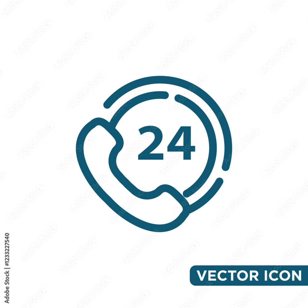 Minimalist Telephone Icon Design Template Minimalist Telephone Icon Design Template