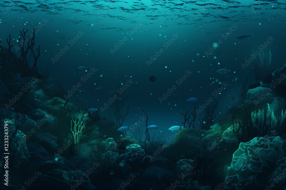 Fototapeta premium school of fish