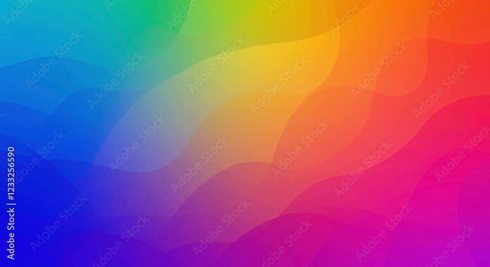 Abstract Color Waves: A vibrant and dynamic abstract background featuring smooth, flowing waves of color in a gradient spectrum. The colors blend and interact. Abstract Color Waves: A vibrant and dynamic abstract background featuring smooth, flowing waves of color in a gradient spectrum. The colors blend and interact.