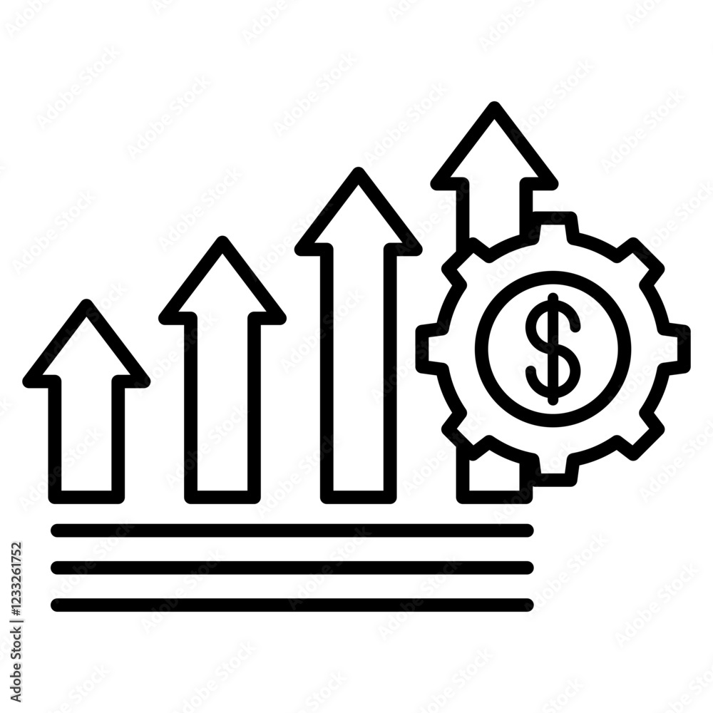 Productivity icon element for design Productivity icon element for design