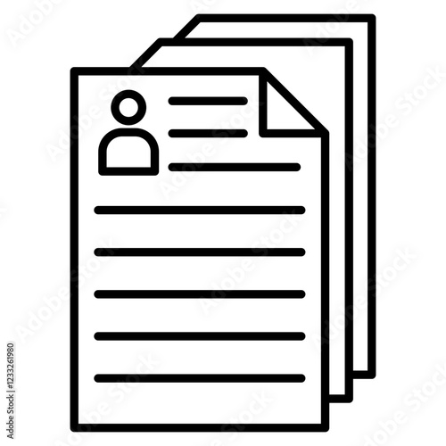 curriculum icon element for design