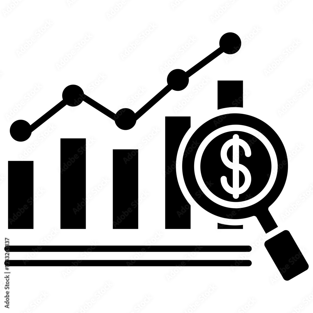 Market Analysis icon element for design Market Analysis icon element for design