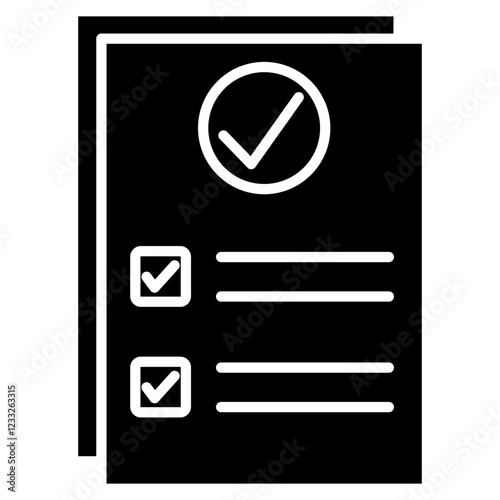 accepted icon element for design