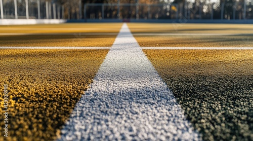 Wallpaper Mural Its a great day for hockey. Closeup shot of markings on a hockey field. Torontodigital.ca