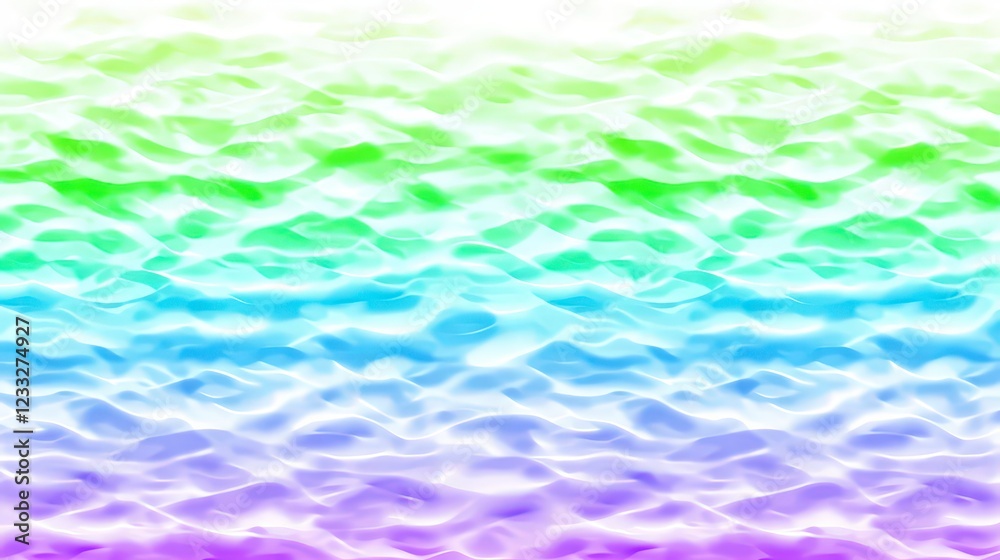 Obraz premium Colorful Abstract Waves in Gradient Water Reflection Design