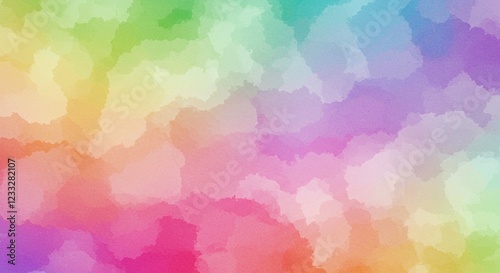 Wallpaper Mural Pastel Rainbow Watercolor Texture Background Soft Colorful Abstract Design Dreamy Gradient Torontodigital.ca