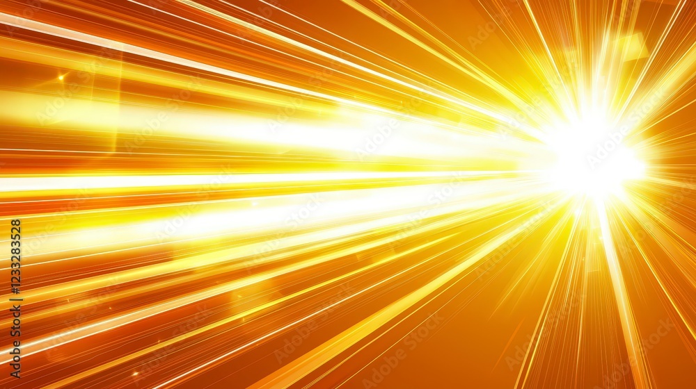 Bright Abstract Light Burst Creating Energetic Visual Effect Bright Abstract Light Burst Creating Energetic Visual Effect