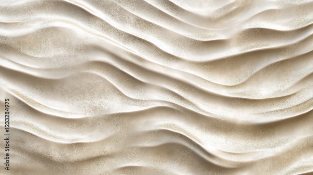 Beige textured wavy surface with light and shadow patterns, subtle background illustration Beige textured wavy surface with light and shadow patterns, subtle background illustration