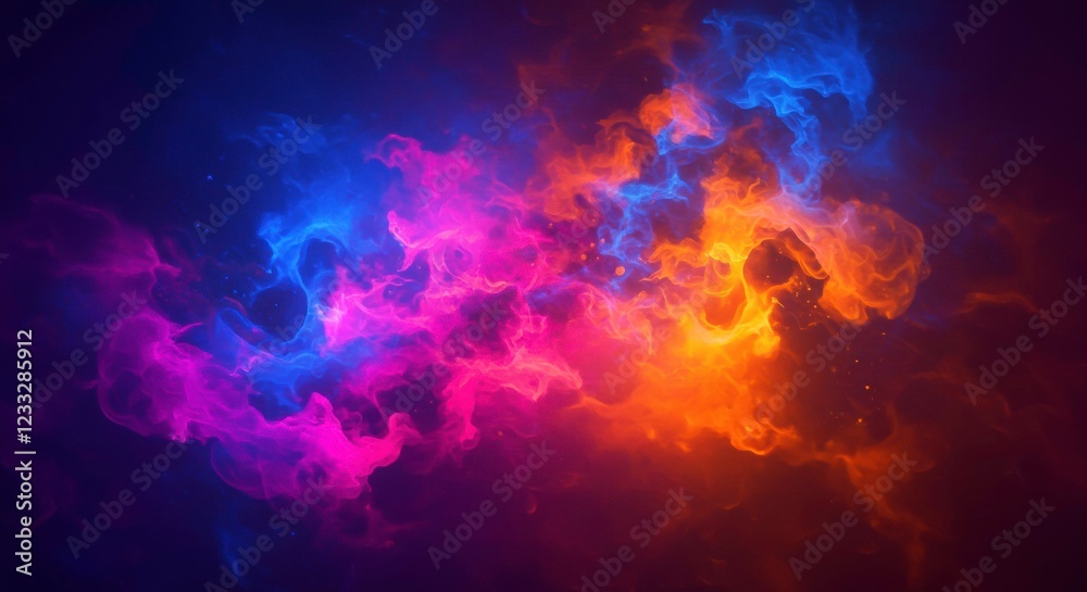 Color Spectrum Explosion: A vibrant, abstract display of swirling colors, including fiery oranges, electric blues, and passionate pinks, forms a dramatic and dynamic spectacle. Color Spectrum Explosion: A vibrant, abstract display of swirling colors, including fiery oranges, electric blues, and passionate pinks, forms a dramatic and dynamic spectacle.