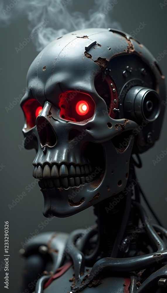 Goblin Dreams The Analog Horror RPG - Inspired Cyborg Skull Goblin Dreams The Analog Horror RPG - Inspired Cyborg Skull