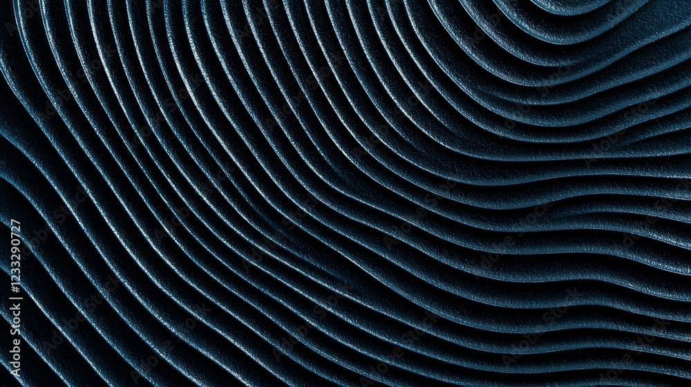 Obraz premium Abstract Waves and Curves in Dark Textured Surface Design
