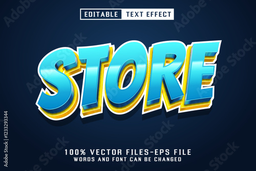 Store Editable Text Effect