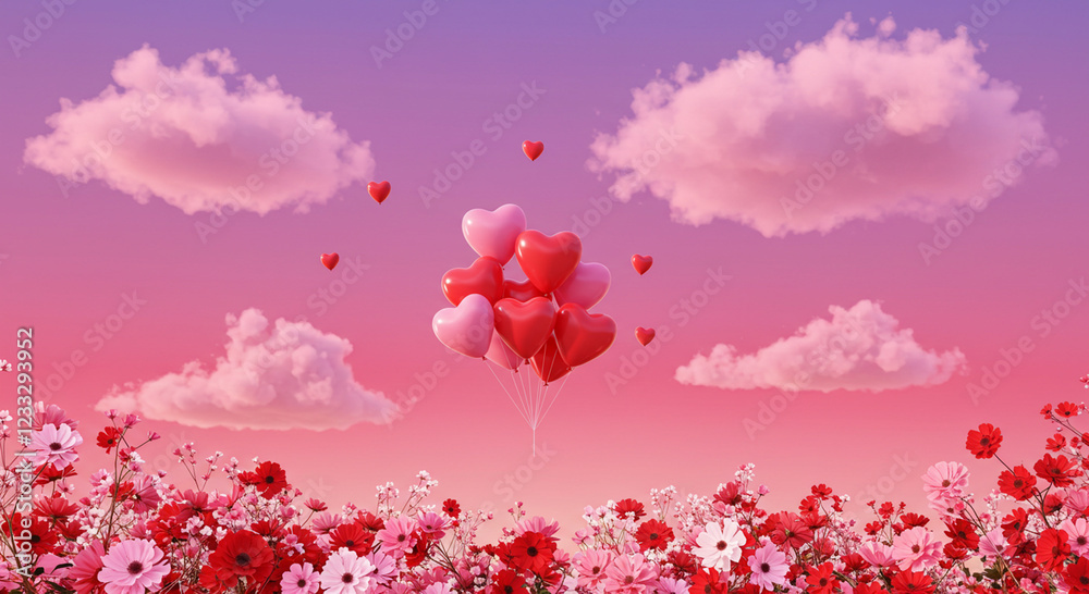 Fototapeta premium Happy Valentine's Day Background