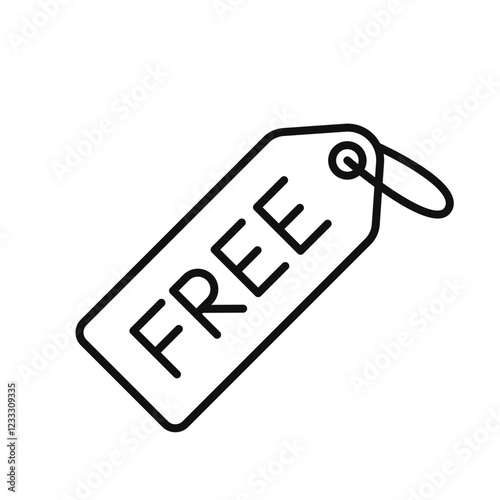 free tag icon