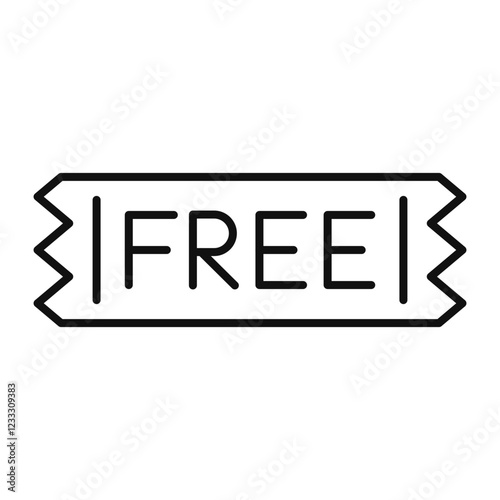 free tag icon