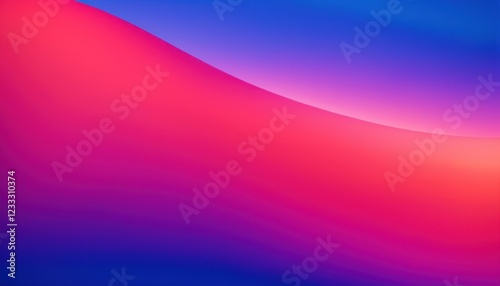 Eye-catching blue and pink gradient with a textured wave 