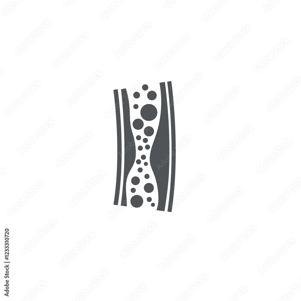 vector illustration of a simple flat design for cholesterol. vector illustration of a simple flat design for cholesterol.