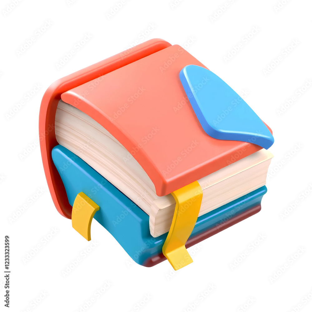colorful book high quality png isolated on transparent background colorful book high quality png isolated on transparent background