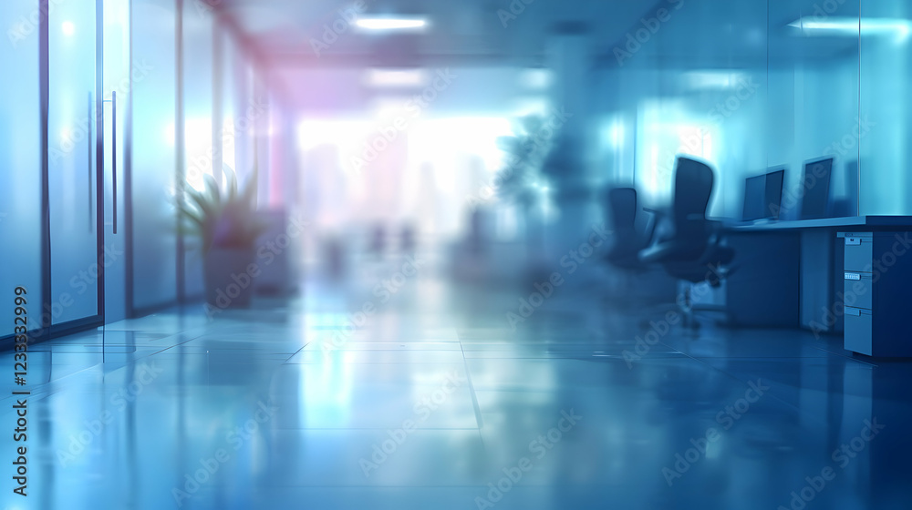 Modern office space with glass walls and a sleek design, evoking a professional atmosphere. Modern office space with glass walls and a sleek design, evoking a professional atmosphere.