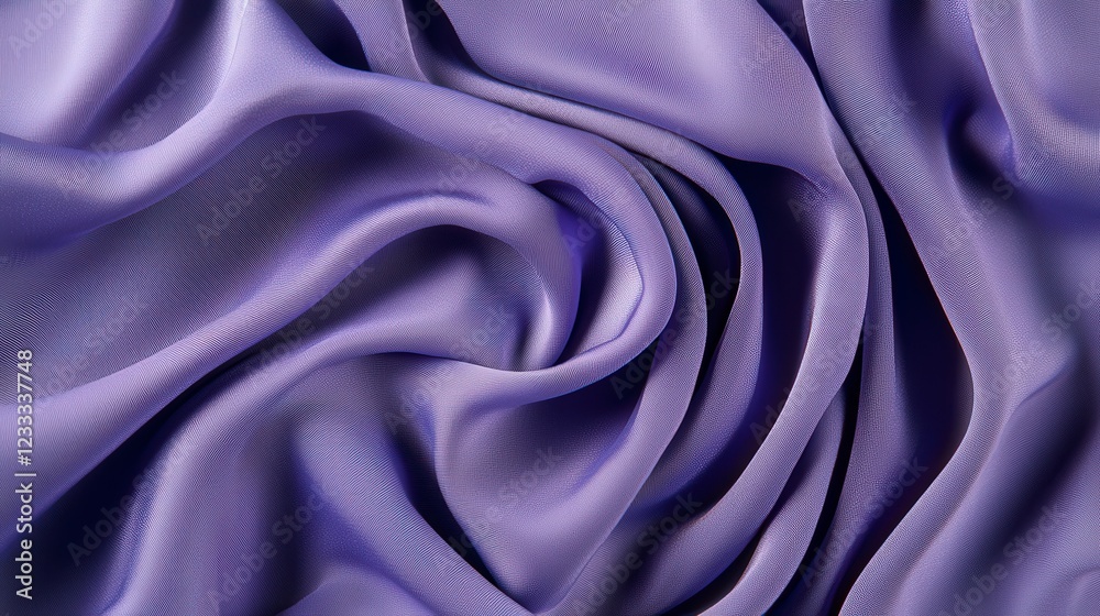 Obraz premium Soft Purple Fabric Texture with Elegant Flowing Drapery Patterns