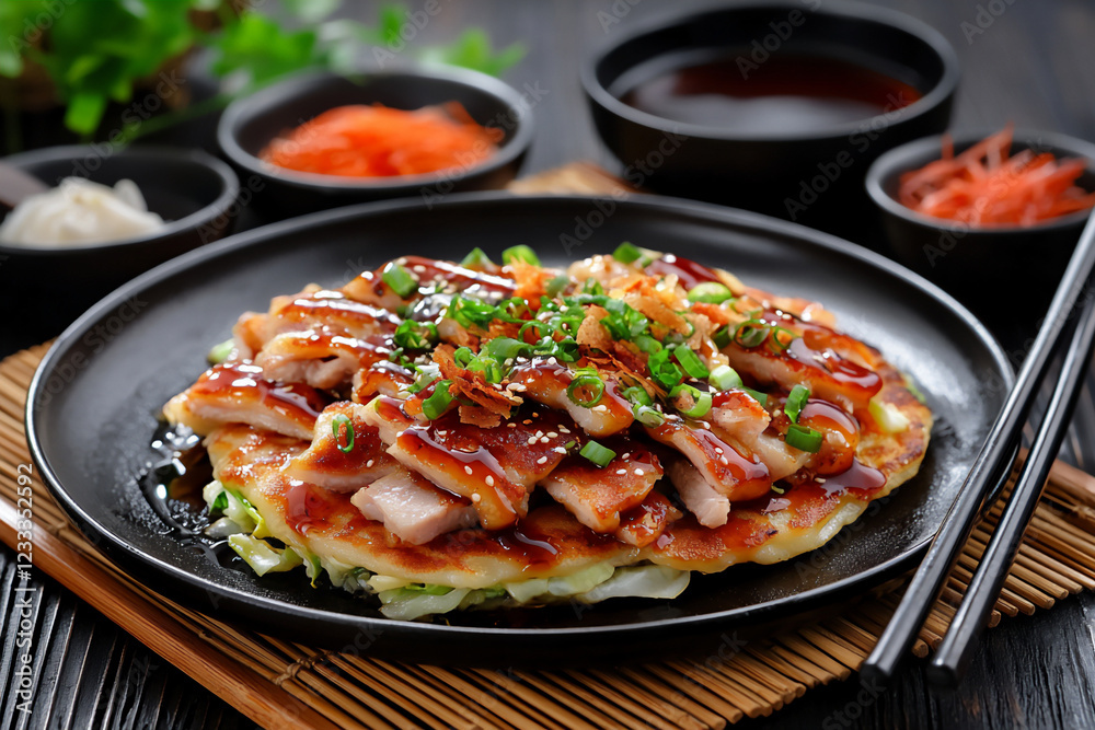 title Delicious Japanese Okonomiyaki P savory title Delicious Japanese Okonomiyaki P savory