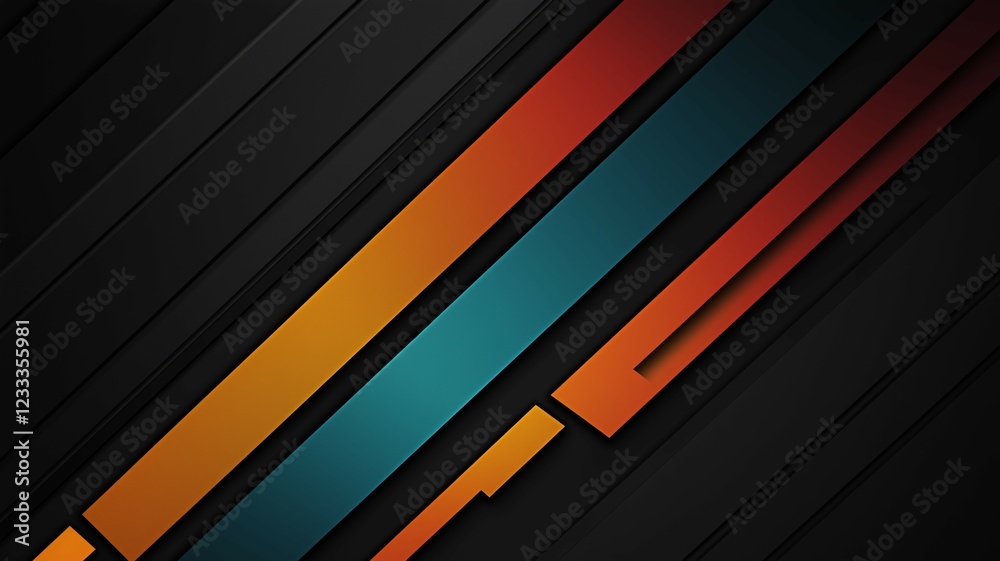 Obraz premium 抽象的なデザインアートの背景画像