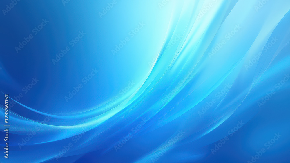 Abstract Blue Wave Background - Abstract backgrounds