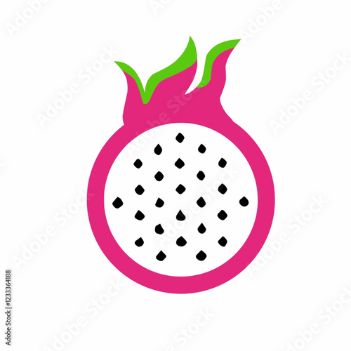 illustration of a dragon fruit 