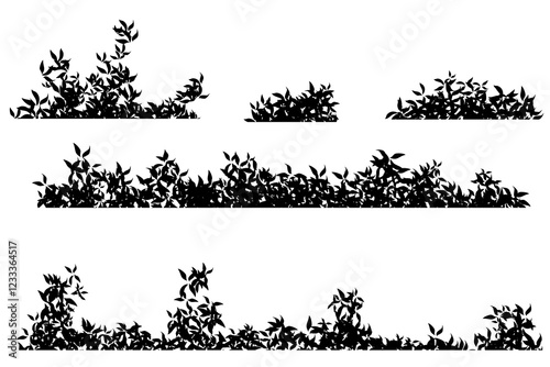 bush silhouette background