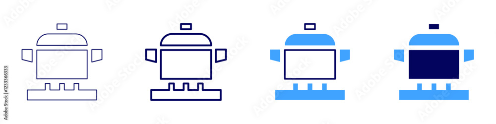 Fondue pot icon in 4 different styles. Thin Line, Line, Bold, and Bold Line. Duotone style. Editable stroke Fondue pot icon in 4 different styles. Thin Line, Line, Bold, and Bold Line. Duotone style. Editable stroke