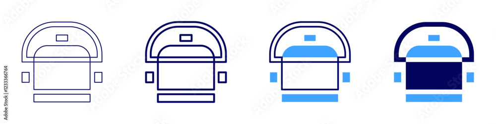Halogen cooker icon in 4 different styles. Thin Line, Line, Bold, and Bold Line. Duotone style. Editable stroke Halogen cooker icon in 4 different styles. Thin Line, Line, Bold, and Bold Line. Duotone style. Editable stroke