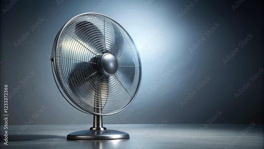 A fast-spinning household fan with a dynamic and energetic animation style, conveying determination and movement, speed A fast-spinning household fan with a dynamic and energetic animation style, conveying determination and movement, speed