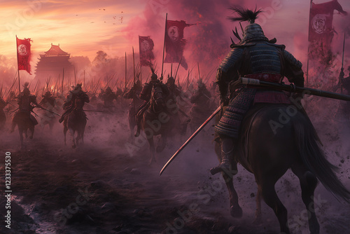 日本の戦国時代の侍