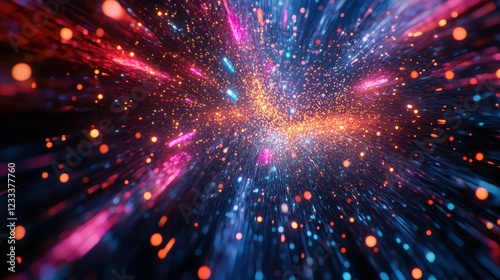 Patriotic Celebration Fireworks Display in Vibrant Colors