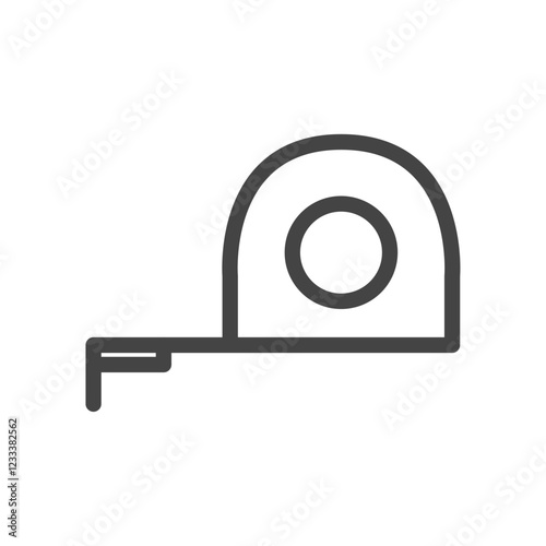 線画工具類関連の単品アイコン　メジャー