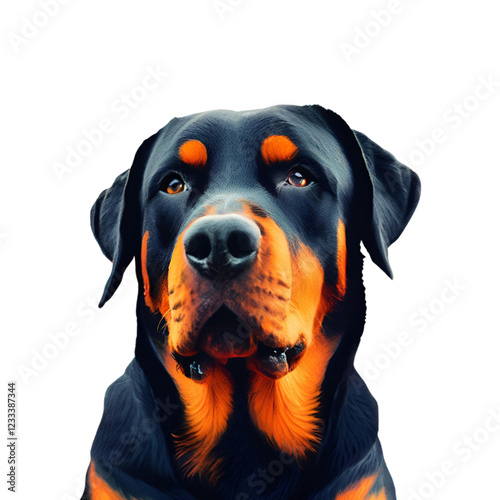 Vetor Rottweiler IA.


