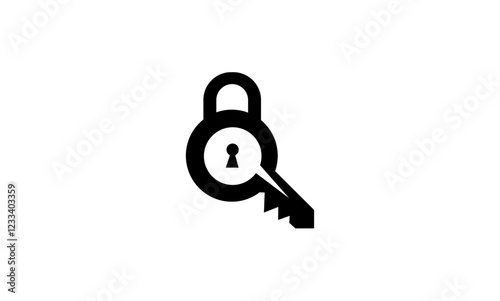 keylock vector icon