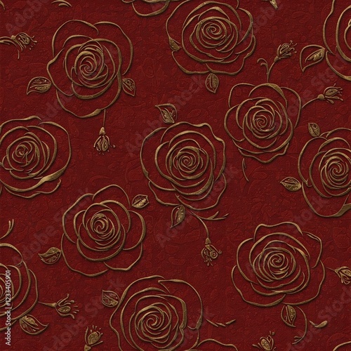 Red Rosese wallpaper texture 