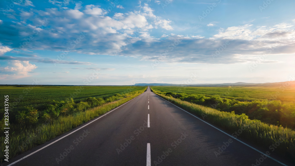 Driving on the highway first person perspective Driving on the highway first person perspective