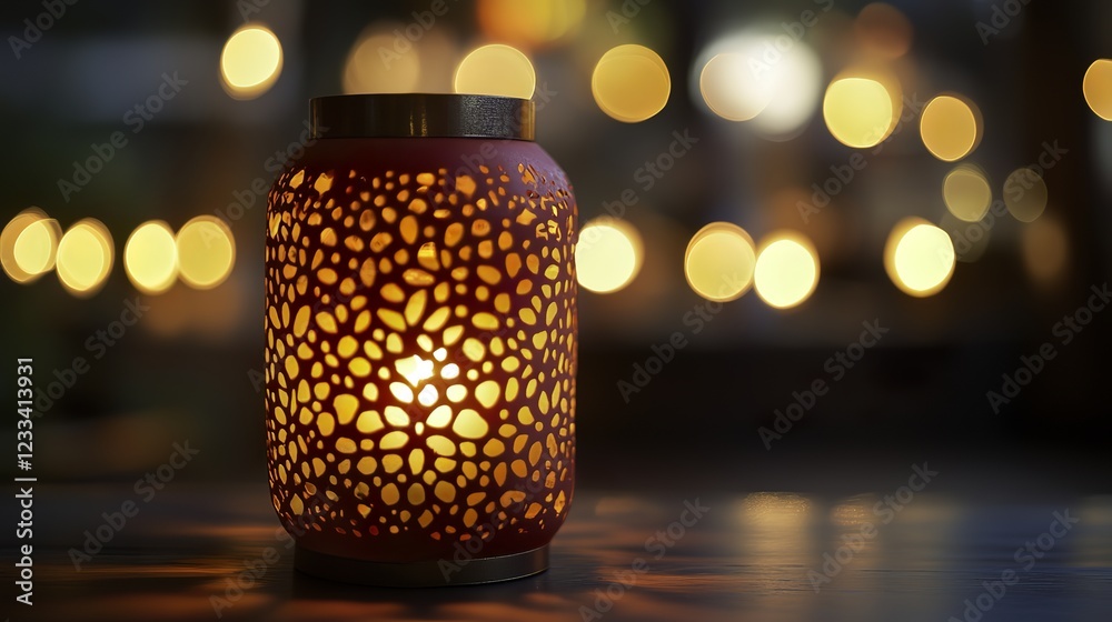 Glowing red lantern with gold patterns, warm candlelight, festive lights in background; celebrating tradition and vibrant joy. Glowing red lantern with gold patterns, warm candlelight, festive lights in background; celebrating tradition and vibrant joy.