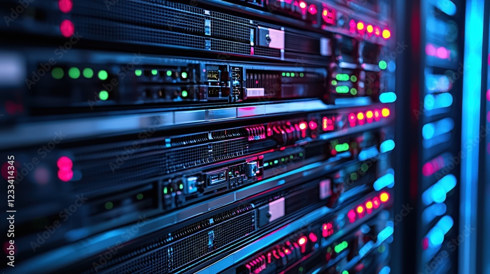 Modern Server Room Technology Data Center Network Infrastructure Modern Server Room Technology Data Center Network Infrastructure