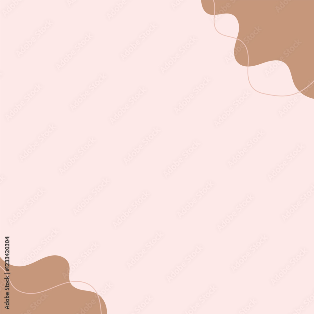 Abstract Beige and Brown Background Design Template Abstract Beige and Brown Background Design Template