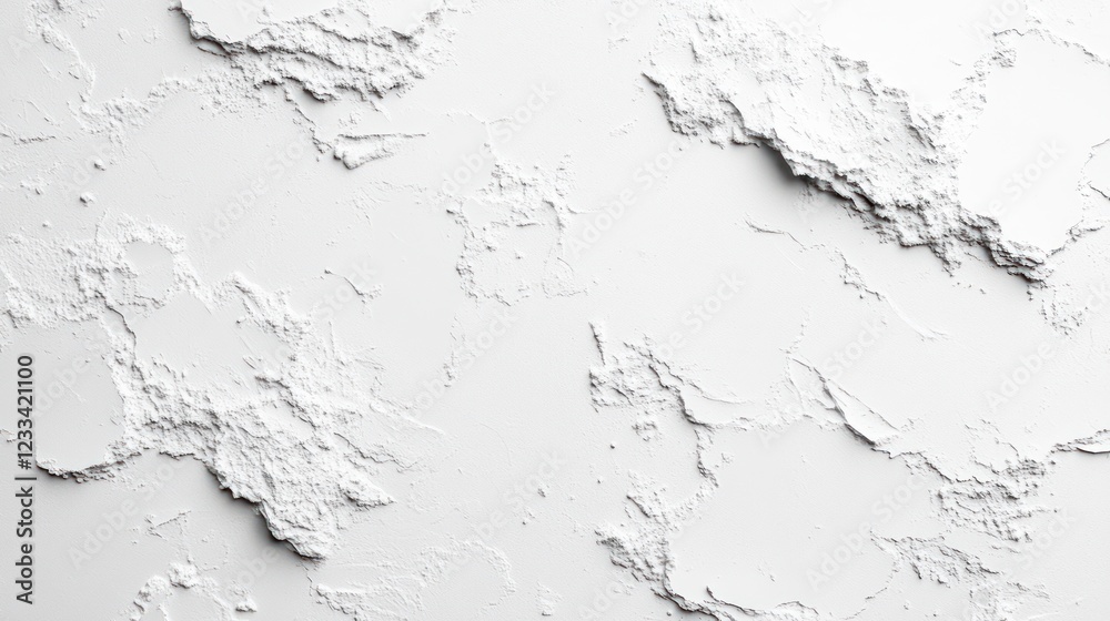 Obraz premium White textured plaster wall background